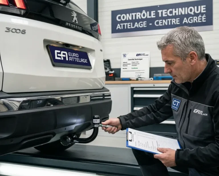 Controle Technique attelage Peugeot 3008